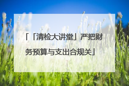 「清检大讲堂」严把财务预算与支出合规关