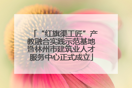 “红旗渠工匠”产教融合实践示范基地暨林州市建筑业人才服务中心正式成立