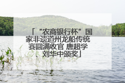 “农商银行杯”国家非遗道州龙船传统赛圆满收官 唐超学、刘华中颁奖