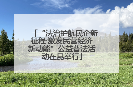“法治护航民企新征程·激发民营经济新动能”公益普法活动在昆举行