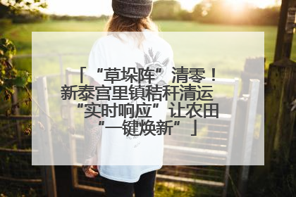 “草垛阵”清零！新泰宫里镇秸秆清运“实时响应”让农田“一键焕新”