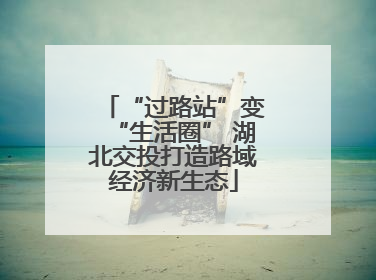 “过路站”变“生活圈” 湖北交投打造路域经济新生态