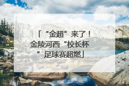 “金超”来了！金陵河西“校长杯”足球赛超燃