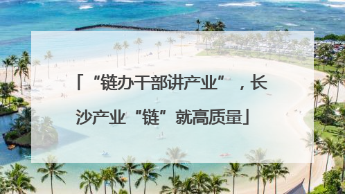 “链办干部讲产业”，长沙产业“链”就高质量