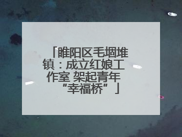 睢阳区毛堌堆镇：成立红娘工作室 架起青年“幸福桥”