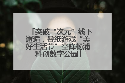突破“次元”线下邂逅，叠纸游戏“美好生活节”空降杨浦科创数字公园