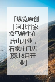 纵览原创｜河北首家盒马鲜生在唐山开业，石家庄门店预计8月开业