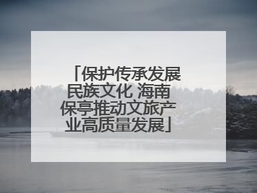 保护传承发展民族文化 海南保亭推动文旅产业高质量发展