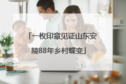 一枚印章见证山东安陵88年乡村蝶变