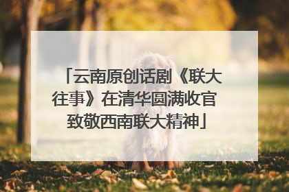 云南原创话剧《联大往事》在清华圆满收官 致敬西南联大精神
