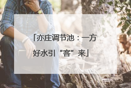 亦庄调节池：一方好水引“客”来