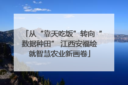 从“靠天吃饭”转向“数据种田” 江西安福绘就智慧农业新画卷