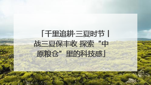 千里追耕·三夏时节丨战三夏保丰收 探索“中原粮仓”里的科技感