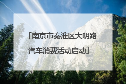 南京市秦淮区大明路汽车消费活动启动