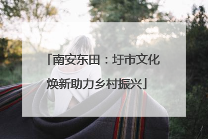 南安东田：圩市文化焕新助力乡村振兴