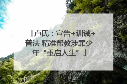 卢氏：宣告+训诫+普法 精准帮教涉罪少年“重启人生”