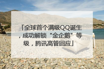 全球首个满级QQ诞生，成功解锁“金企鹅”等级，腾讯高管回应