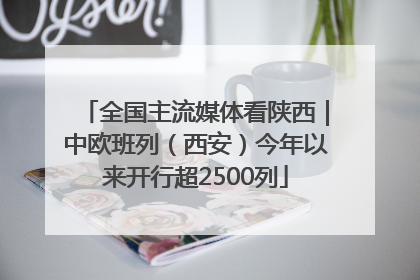 全国主流媒体看陕西｜中欧班列（西安）今年以来开行超2500列