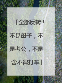 全部反转！不是母子，不是考公，不是舍不得打车