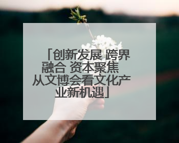 创新发展 跨界融合 资本聚焦 从文博会看文化产业新机遇