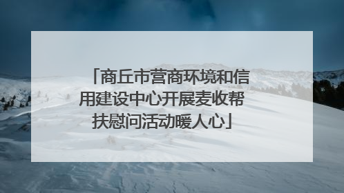 商丘市营商环境和信用建设中心开展麦收帮扶慰问活动暖人心