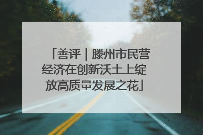 善评｜滕州市民营经济在创新沃土上绽放高质量发展之花