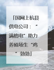 国网上杭县供电公司：“满格电”助力养殖场生“鸡”勃勃