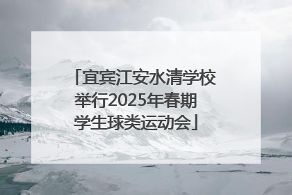 宜宾江安水清学校举行2025年春期学生球类运动会