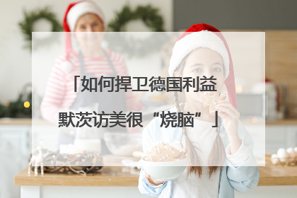 如何捍卫德国利益 默茨访美很“烧脑”