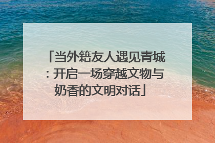 当外籍友人遇见青城：开启一场穿越文物与奶香的文明对话