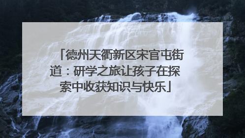 德州天衢新区宋官屯街道：研学之旅让孩子在探索中收获知识与快乐