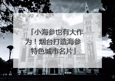 小海参也有大作为！烟台打造海参特色城市名片