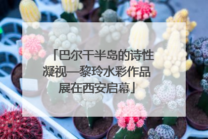 巴尔干半岛的诗性凝视—黎玲水彩作品展在西安启幕