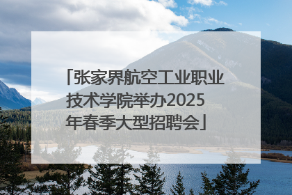 张家界航空工业职业技术学院举办2025年春季大型招聘会