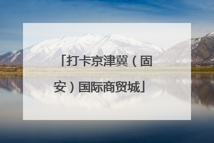 打卡京津冀（固安）国际商贸城
