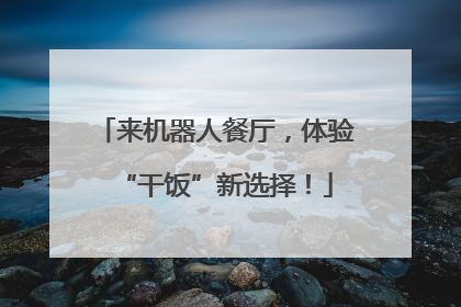 来机器人餐厅，体验“干饭”新选择！