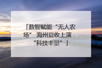 数智赋能“无人农场” 海州夏收上演“科技丰景”