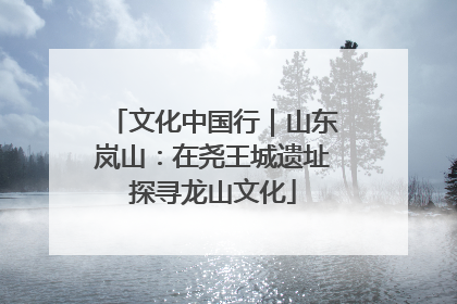 文化中国行｜山东岚山：在尧王城遗址探寻龙山文化