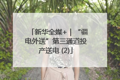 新华全媒+｜“疆电外送”第三通道投产送电 (2)