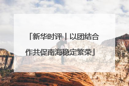 新华时评丨以团结合作共促南海稳定繁荣