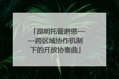 昆明托管磨憨——跨区域协作机制下的开放协奏曲