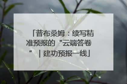 普布桑姆：续写精准预报的“云端答卷”｜建功预报一线