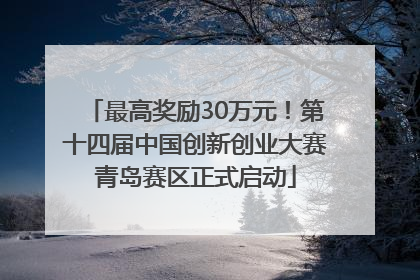 最高奖励30万元！第十四届中国创新创业大赛青岛赛区正式启动