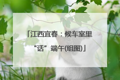 江西宜春：候车室里“话”端午(组图)