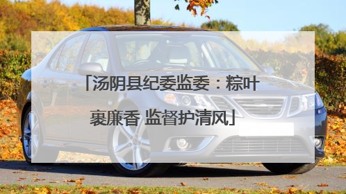 汤阴县纪委监委：粽叶裹廉香 监督护清风