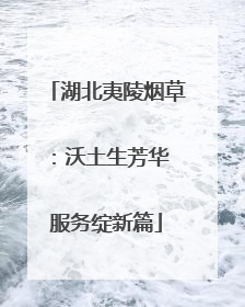 湖北夷陵烟草：沃土生芳华 服务绽新篇
