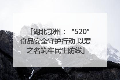 湖北鄂州：“520”食品安全守护行动 以爱之名筑牢民生防线