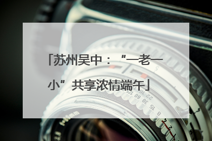 苏州吴中：“一老一小”共享浓情端午