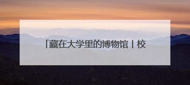 藏在大学里的博物馆丨校园里奇妙的“动物世界”——走进河北大学博物馆