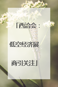 西洽会：低空经济展商引关注